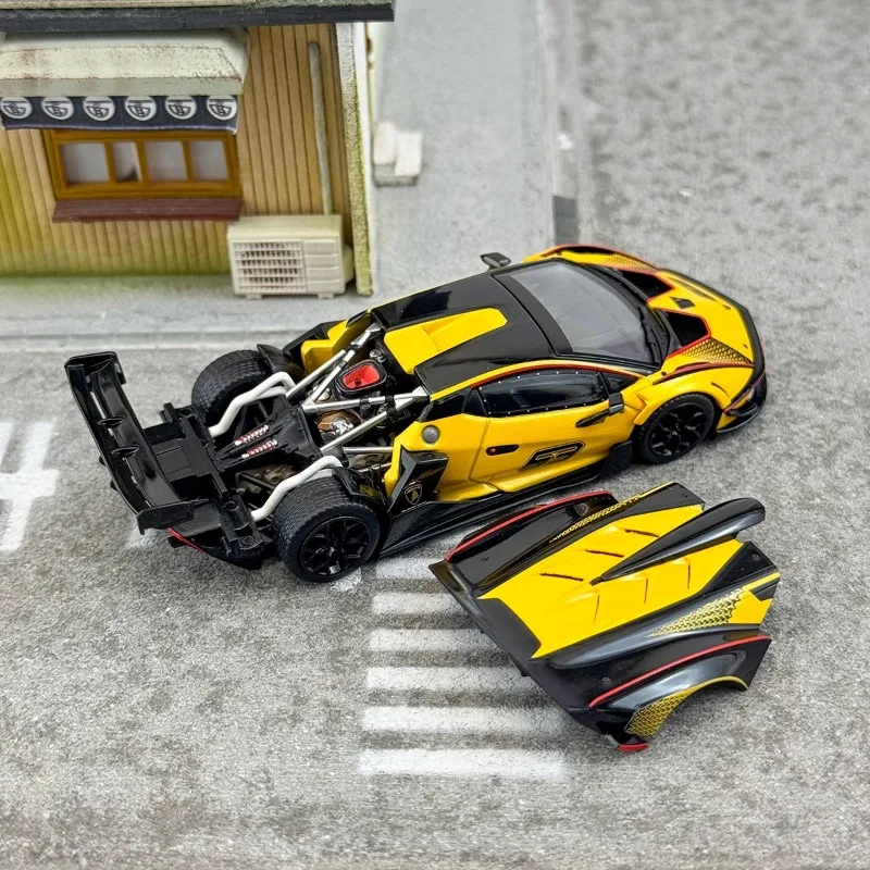 HH Toys 1/64 LAMBORGHINI SCV12 COLLEETON édition limitée alliage jouet véhicule à moteur moulé sous pression en métal modèle cadeaux