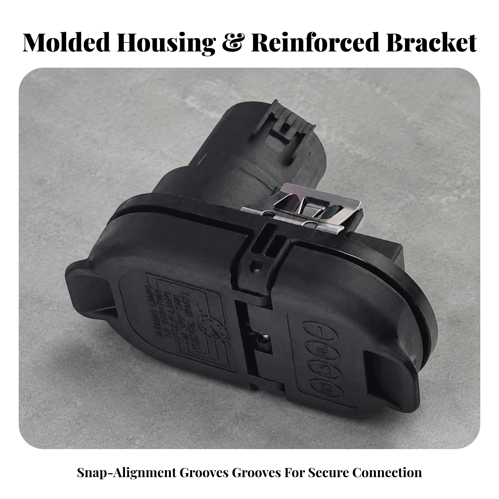 Molded Plastic Trailer Wiring Connector Reliable CK4T-13B576-KE Trailer Wiring Connector Direct Replacement Easy to Install