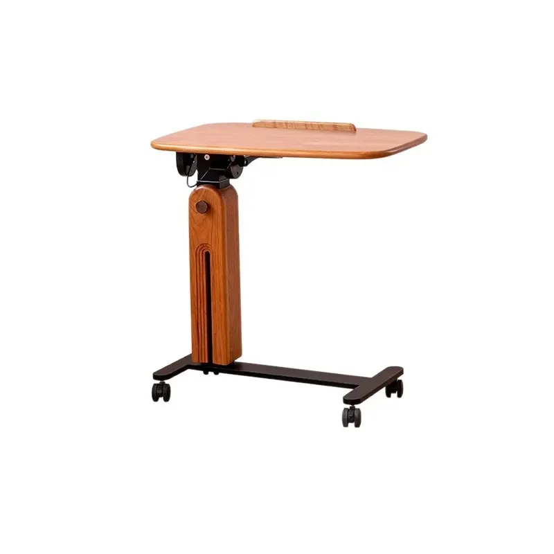 Lifting Table Mobile Office Folding Cherry Wood Lifting Edge Computer Learning Desk