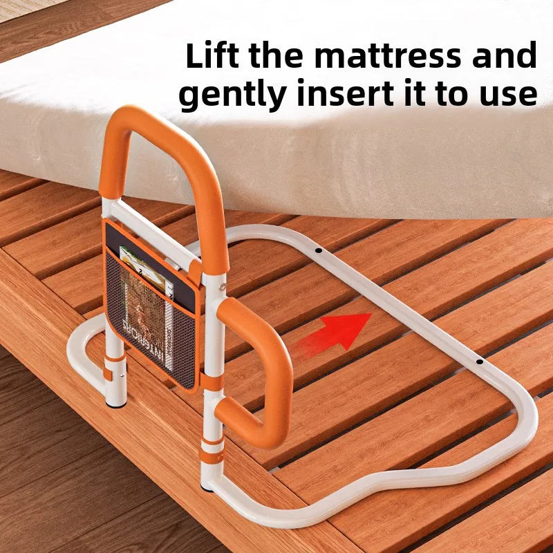 New Bed Rails for Elderly Adults Safety Beds Assist Handrails for Seniors Bed Guard Rails Handle Support Bar with Storage Bag