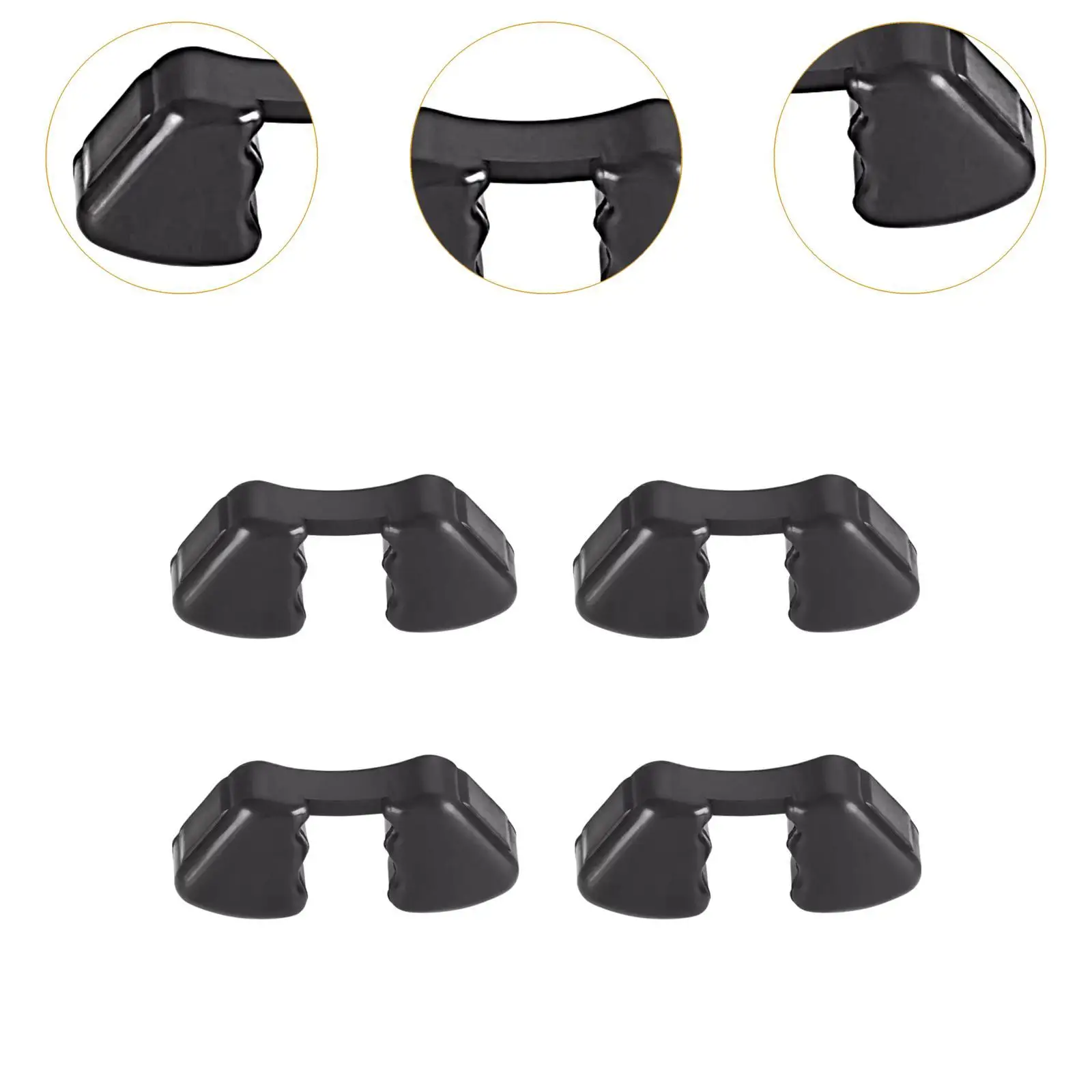 4x مخمدات العجلات الخلفية البديلة المطاطية القوية الممتصة للصدمات الخلفية