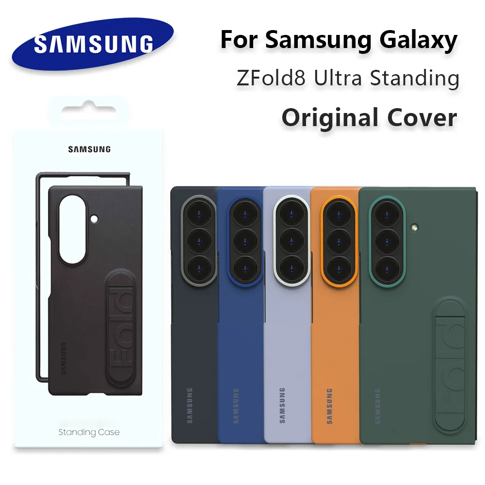 Original Echt Samsung Galaxy Z Fold8 Ultra Standhülle Hochwertige Faltbare Halterung Schutzhülle ZFold8Ultra Schutzhülle