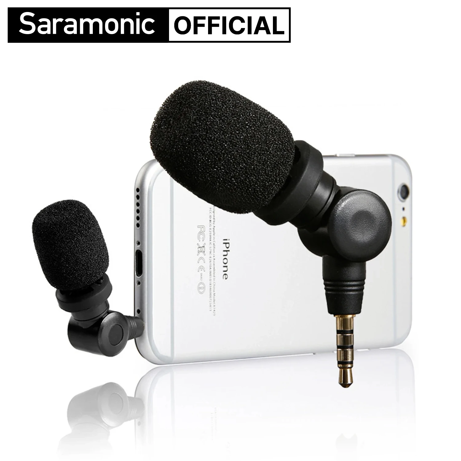 

Saramonic SmartMic 3,5 мм TRRS Plug and Play микрофон для ПК, ноутбука, смартфона, iPhone, Android, Youtube, запись, потоковая передача, видеоблог