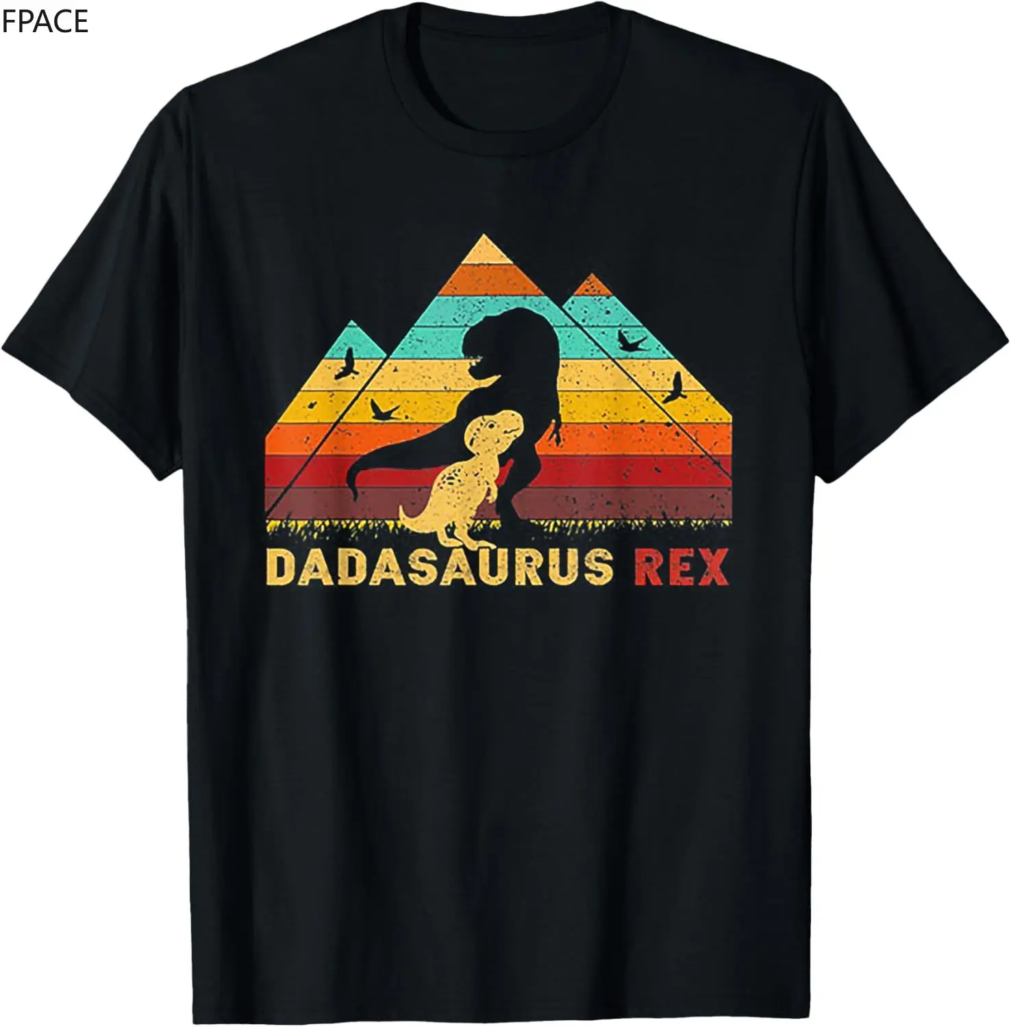 

Dadasaurus Rex Retro Vintage Tshirt Father's Day Gift Tee oversized t shirt