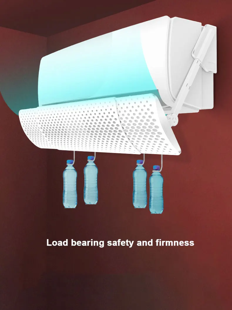 Anti-direct blowing air-conditioning windshield air conditioner shutters plastic-steel wind deflector baffle view 4