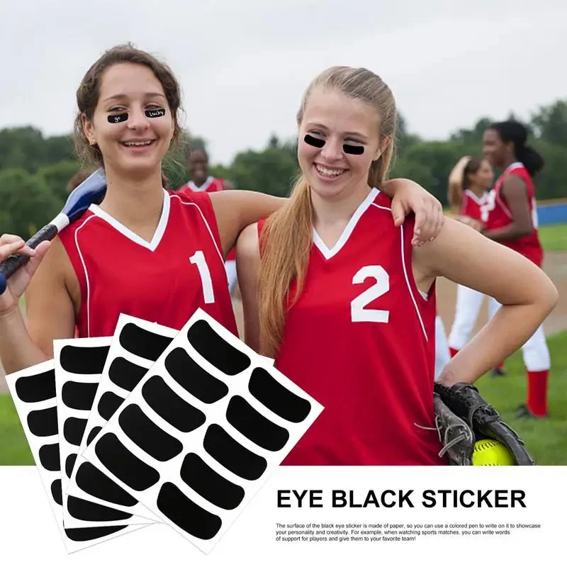 [SS]100Pcs Breathable Sports Eye Black Stickers Under Eye Strips For Baseball Football Kids dults Athletic Accessory.