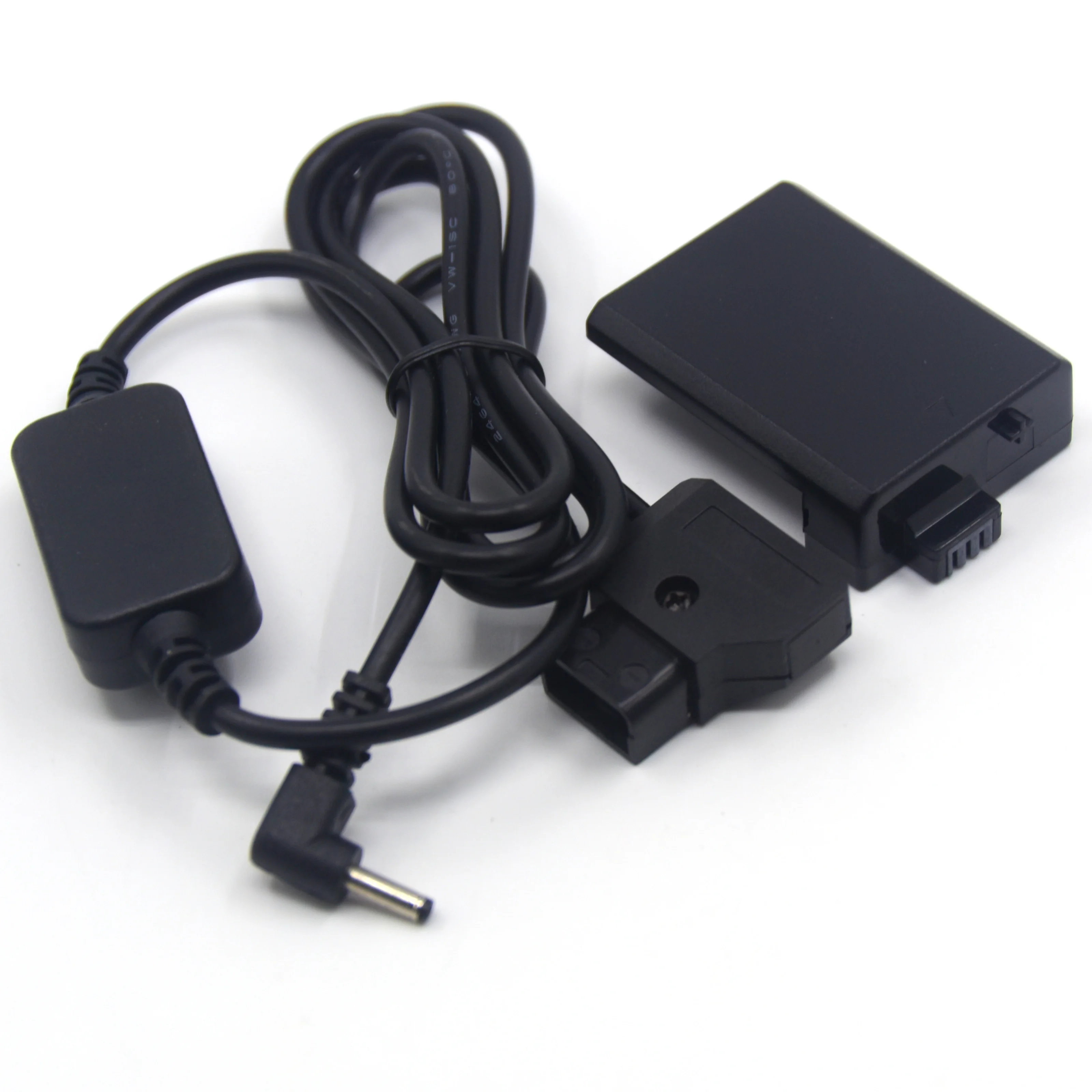 LP E5 Dummy Battery DR-E5 DC Coupler&D-tap Power Cable for Canon EOS 450D 500D 1000D Kiss F X2  X3 Rebel XS XSi T1i Camera