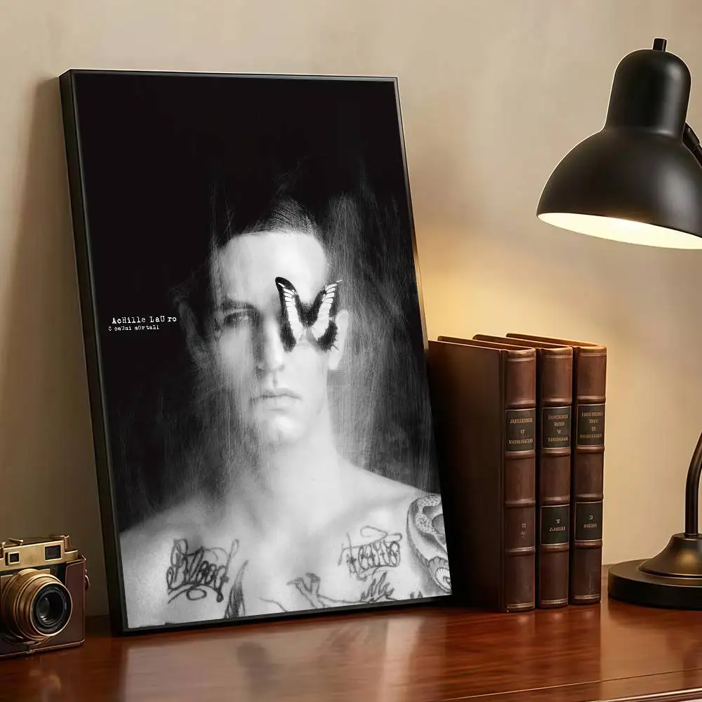 A-Achille L-Lauro Comuni Mortali Peelable Self-adhesive Poster Stickers Are Suitable For Frameless Wall Decoration In A Room