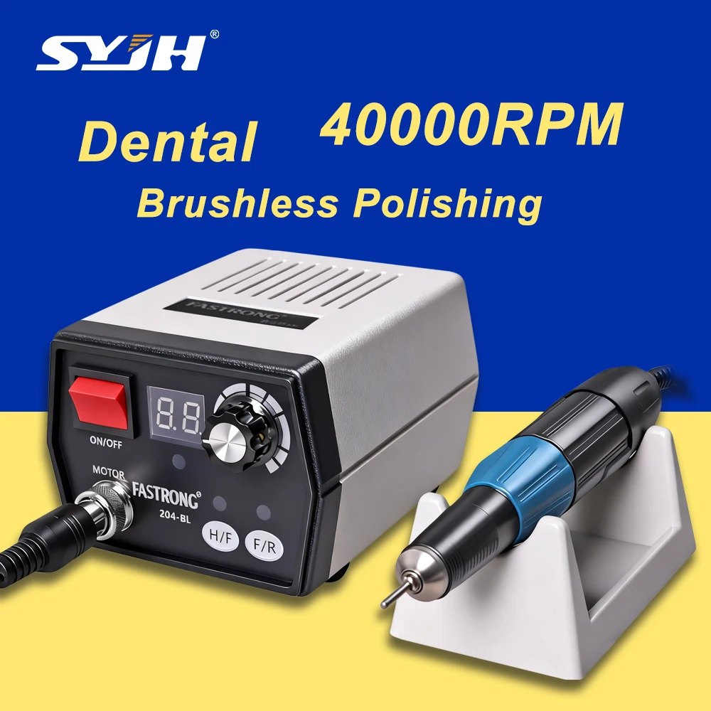

SYJH 40000RPM Dental Brushless Motor Polishing Machine Micromotor Teeth Polish Equipment Dental Handle Grinder Manicure Tool