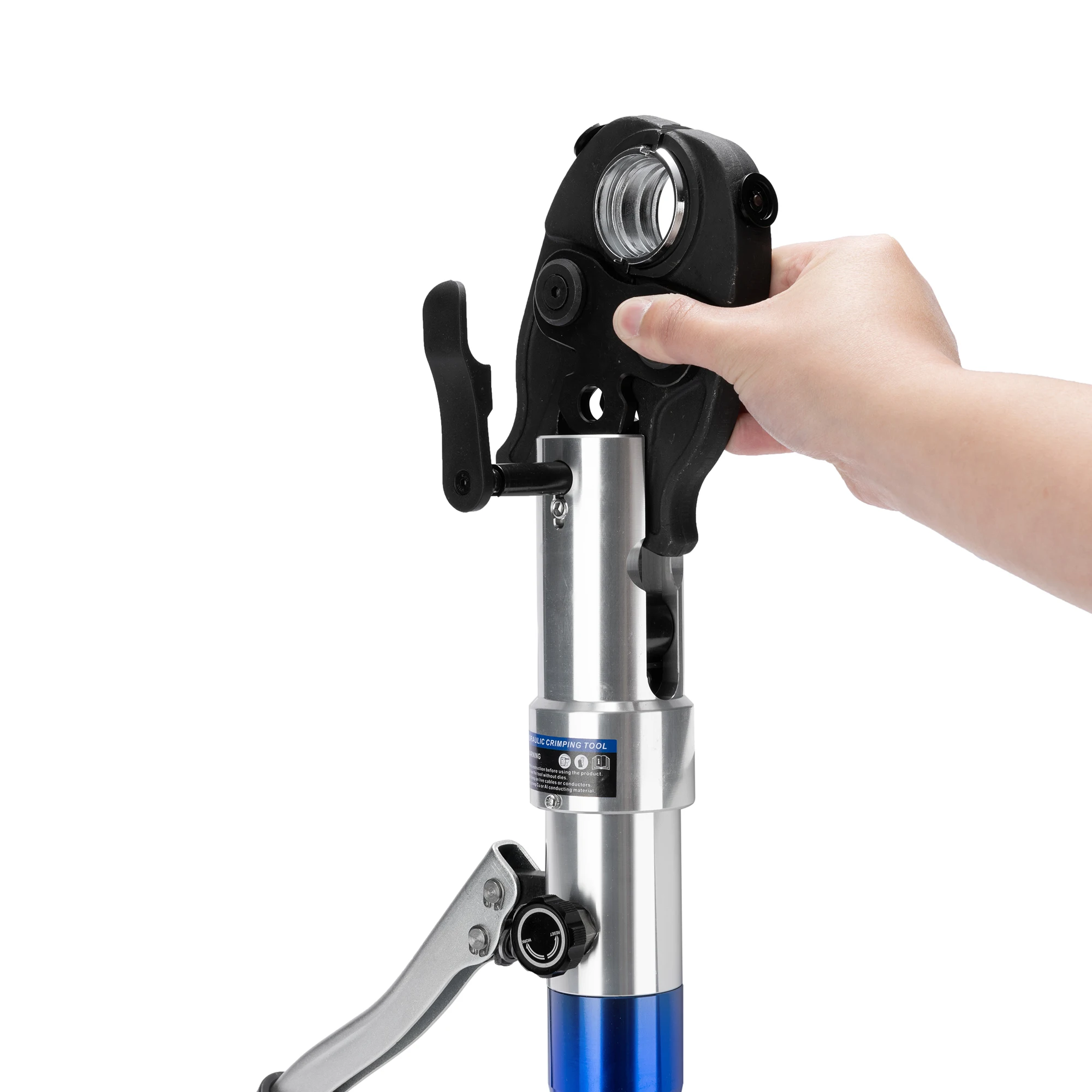 

HT-1950 1930 Aluminum Alloy Floor Heating Hydraulic Pex Clamp Tool for Stainless Steel and Copper Pipes