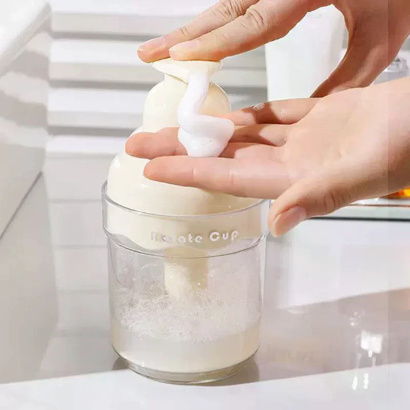 

Mousse Foaming Bottle, Manual Pump Bottle For Facial Cleanser, Hand Soap, And Shower Gel,Dispensing Bottle，Foaming Device