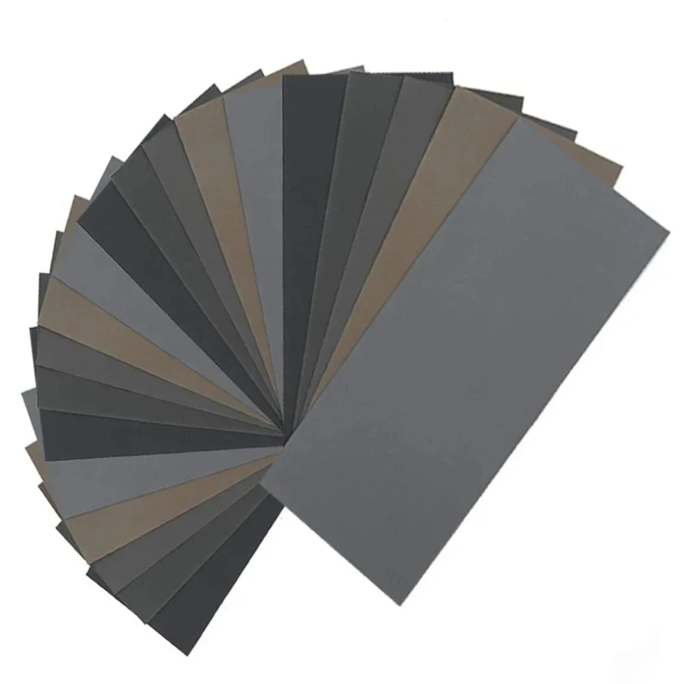 

20pc Sandpaper Set 1000/2000/3000/5000/7000 Grit Sanding Paper Water/Dry Abrasive SandPapers For Wood Metal Polishing Automotive