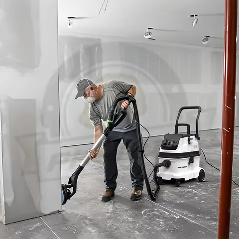 PHENDO 40L Dust Bucket Vacuum Cleaner Automatic Dust Shake HEPA Dust Extractor Class M with Automatic Filter Cleaning and Remote