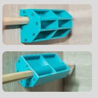 Multi Margin Parallel Scriber Blue Woodworking Marking Tool Multi-functional Scribe for Woodworking Parallel Scriber Hand Tool