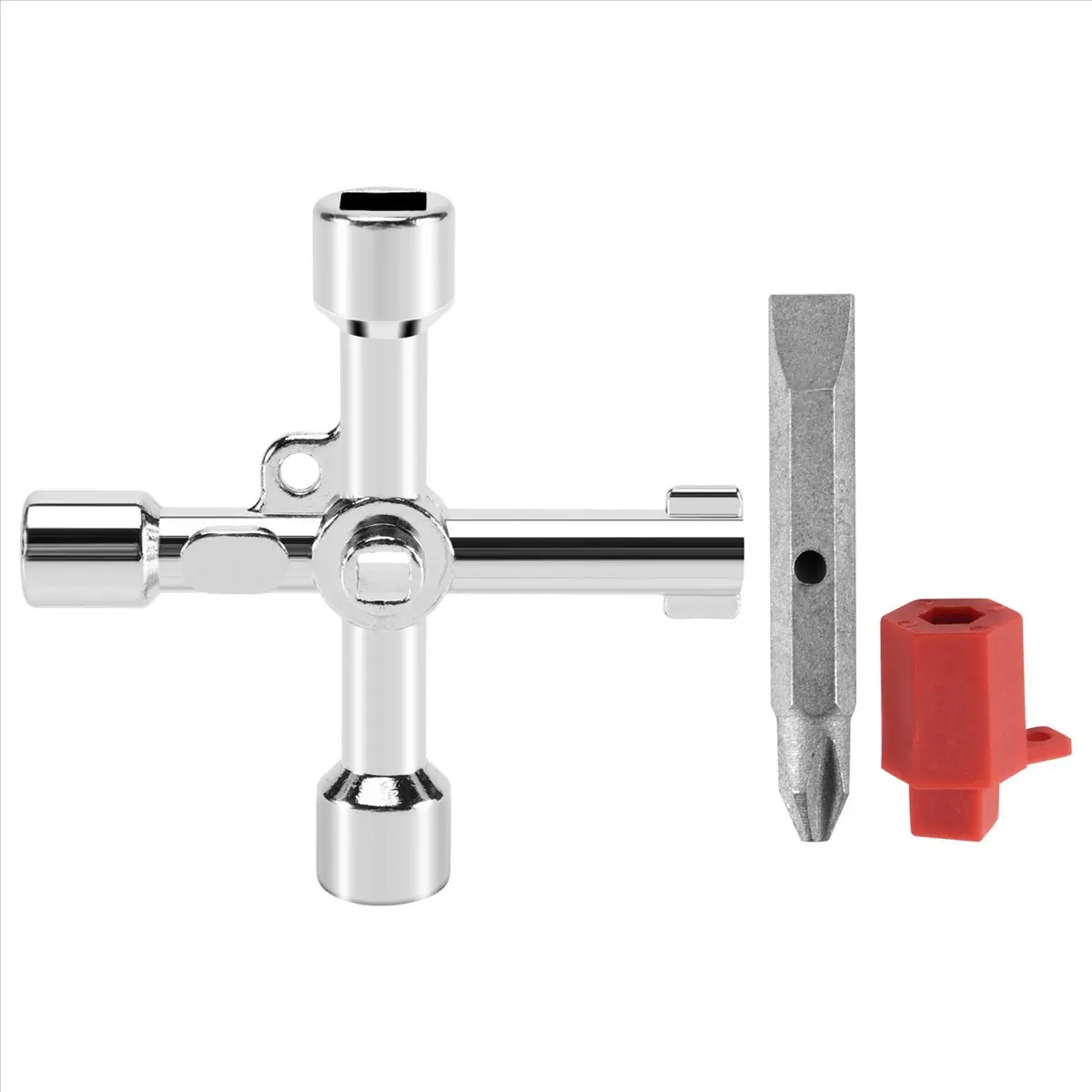 DTDT hot-4 In1 Meter Box Key Gas Key Meter Key Multi-Functional Utilities Key for Electric Cupboard Cabinet Opening Key