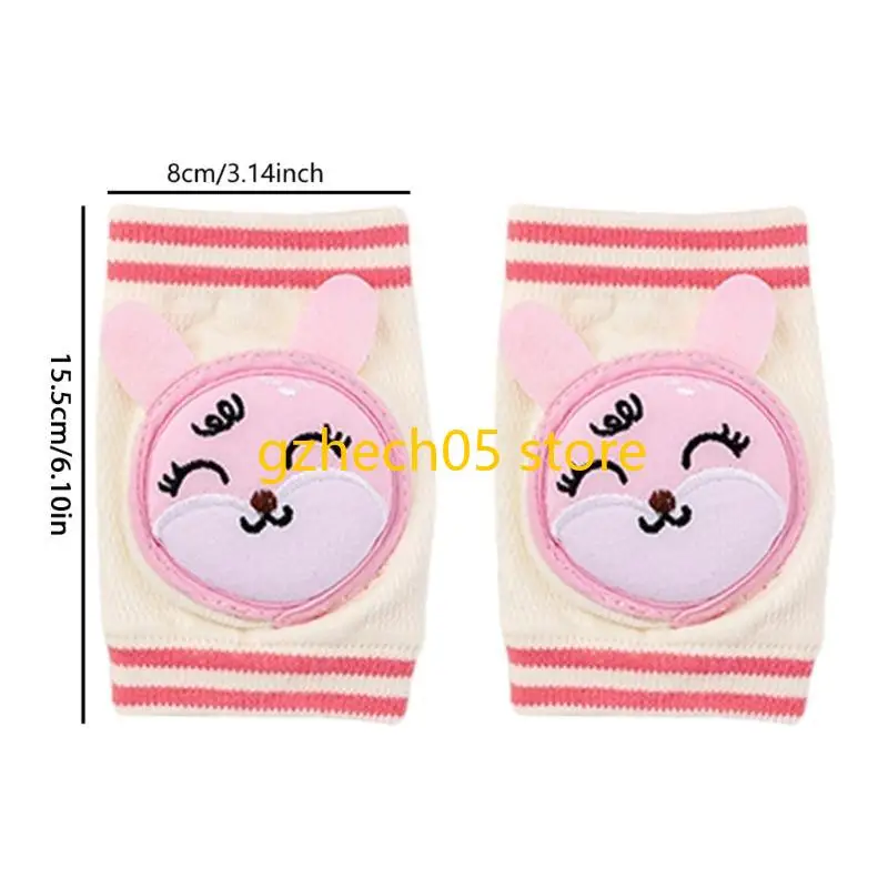 D55E 1 Pair Infant Knee Protectors Leg Warmer Safety Kneepads for Toddler Baby Aged 0 to 3 Years Ensures Crawling Safety
