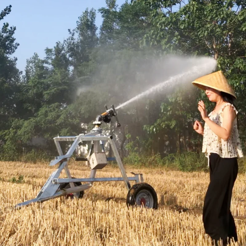 

Made in China Efficient Crop Irrigation Farm Tools Adjustable Spray 360 ° 50 Turbine Swirl Large Rainwater Sprinkler