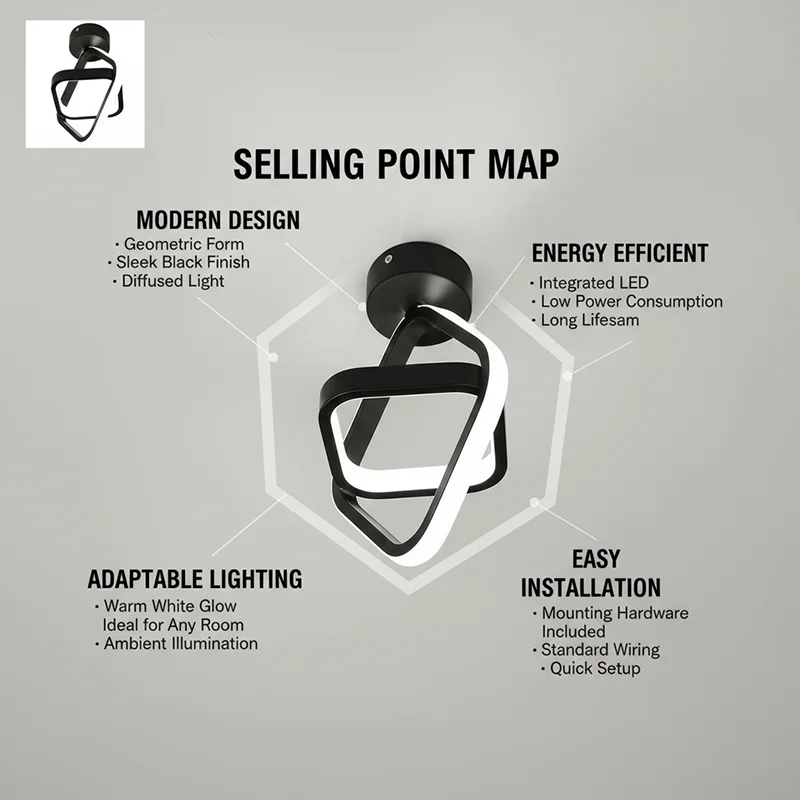 Household LED Chandelier Three Colors Lamp Modern Style Ceiling Lamp Bedroom Light Surface Installation 85-265V Dining Room Lamp