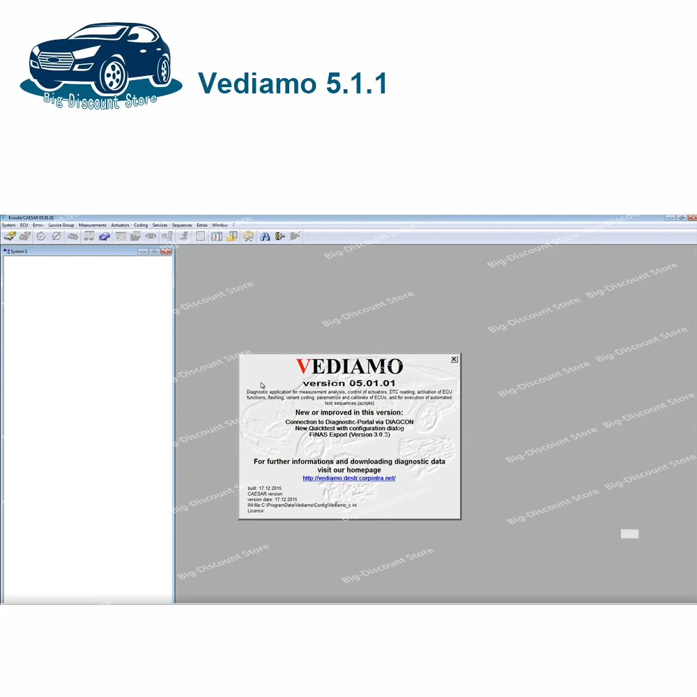 Newest Vediamo 5.01.01 software with install activate Vediamo software with flash files for mb star c4/c5 openport send by link