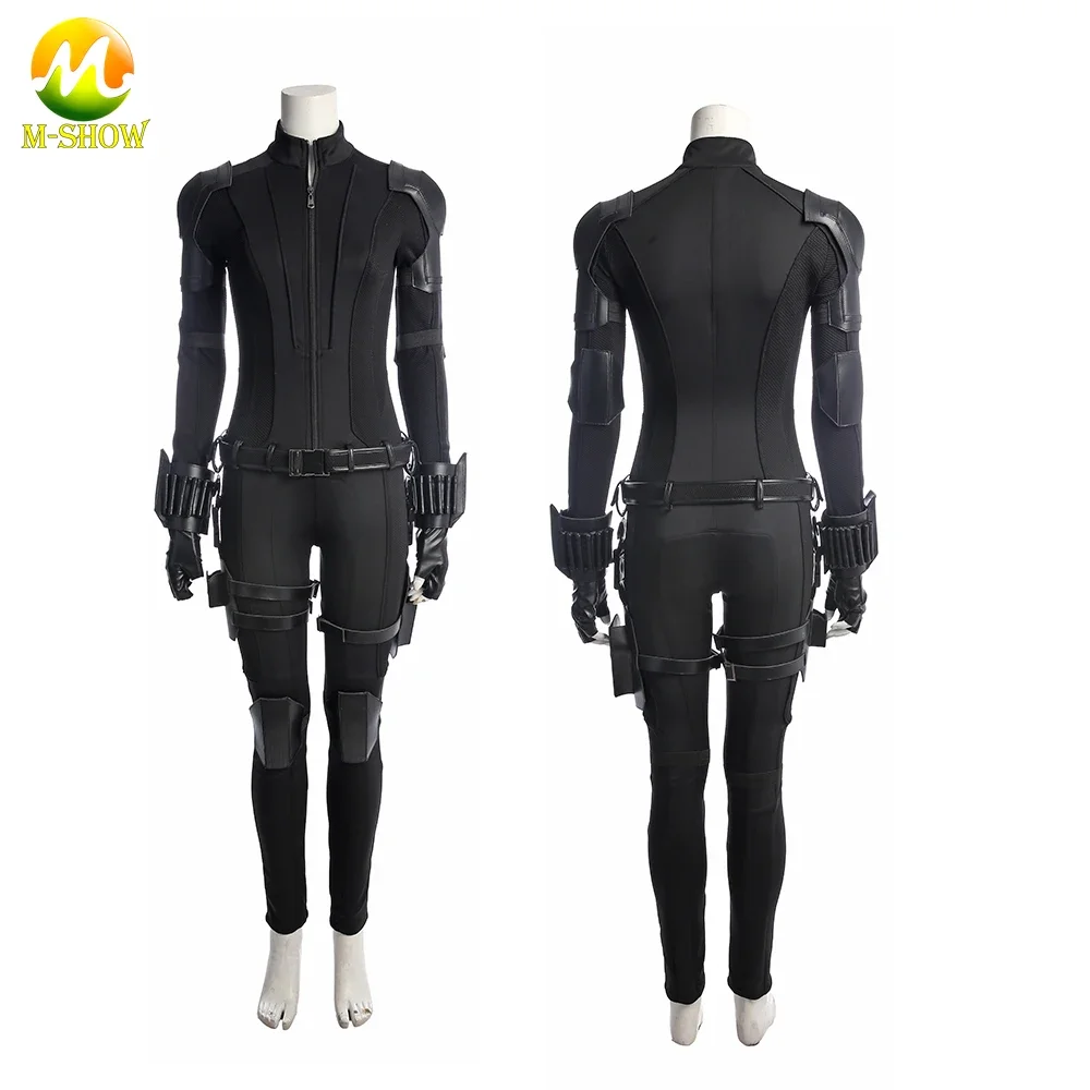 Adult Women Natasha Romanoff Costume Accessories Wig Yelena Belova Cosplay Battle Suit Jacket Vest