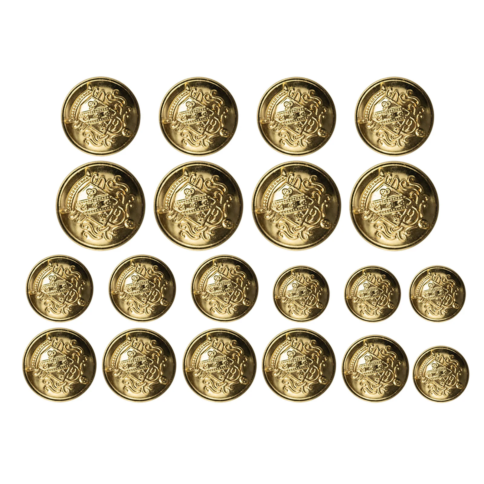 

50Pcs Clothing Buttons Set Metal Sewing Buttons for DIY Shirt Dress Coat Renovation Home Sewing Shop Use Clothing Accessories