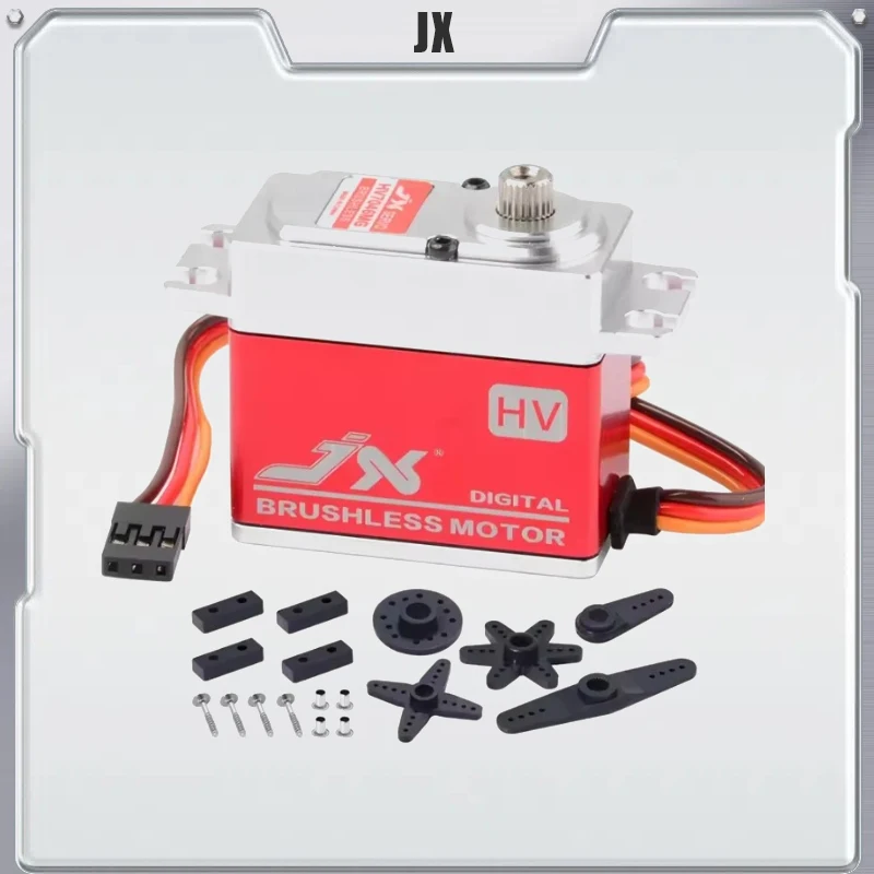 

JX Servo BLS-HV7032/7046MG Brushless Motor Large Torge Full Metal CNC HV Digital Servo For RC Car Helicopter Drone Airplane Part