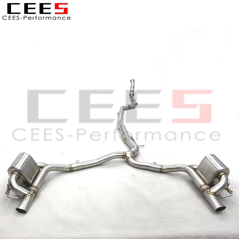 CEES Catback Exhaust Muffler Assembly for Mercedes-Benz GT43 AMG 3.0T 2019-2023 Stainless Steel Racing Escape Exhaust System