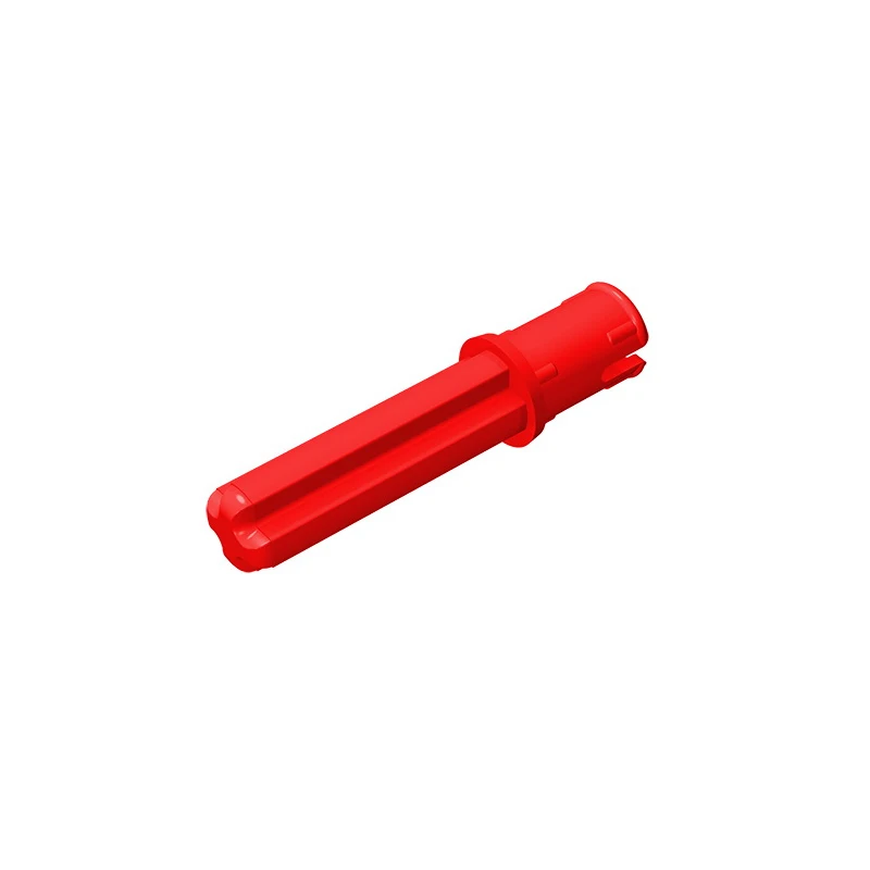 MOC PARTS GDS-930 Technical, Axle 2 with Pin 3L with Friction Ridges Lengthwise compatible with lego 18651 toys Assembles Blocks