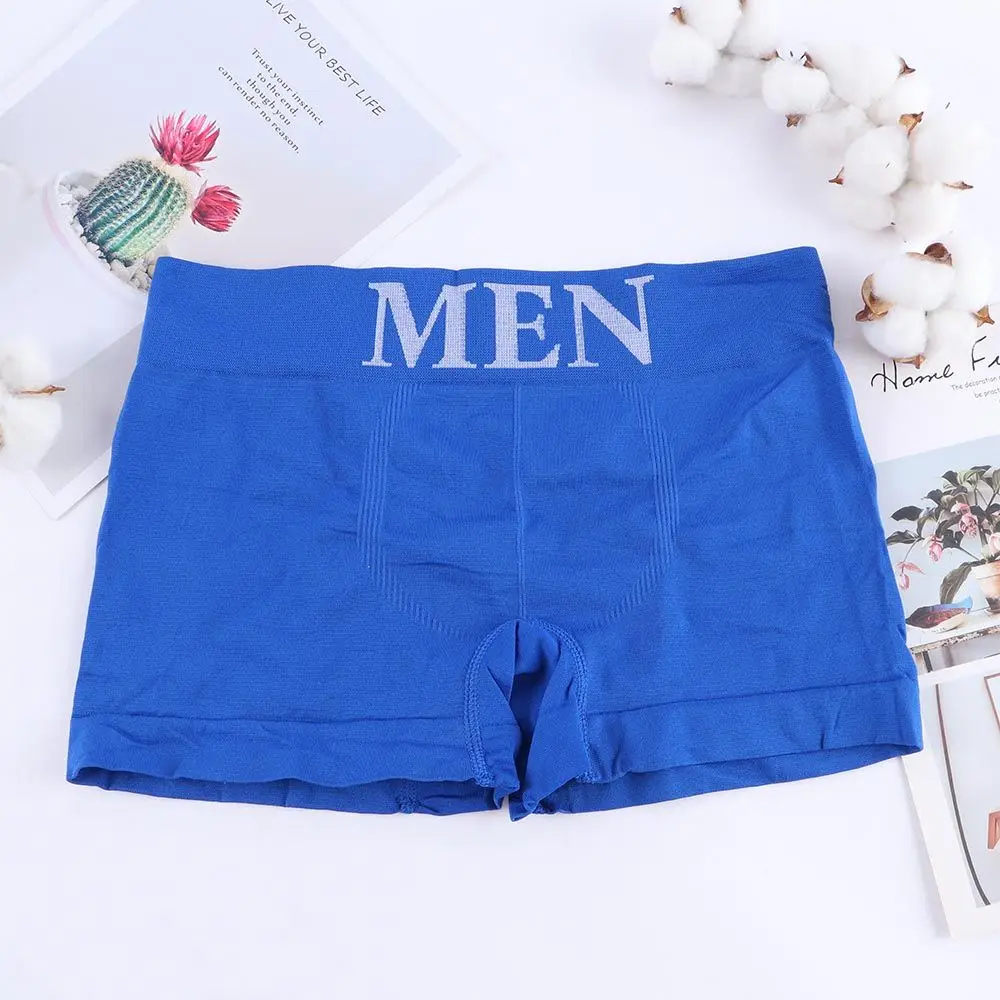 Men\'s Panties Plus Size Underwear Boxers Breathable Man Boxer Underpants Comfortable Male Brand Shorts Black Blue Underwear