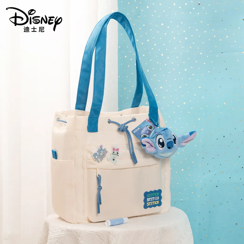 Disney Stitch Functional Bags Fashion Cartoon & Cute Large Capacity Computer Bag Handbag Simple and Versatile Shoulder Bag