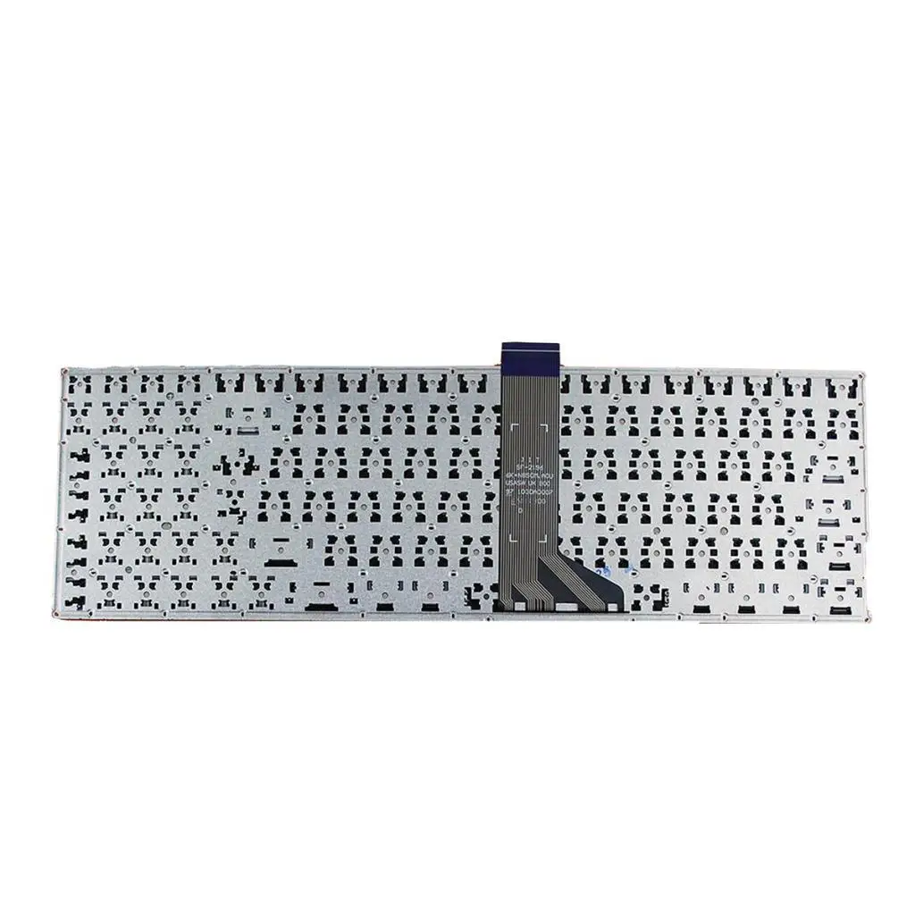 Teclado retroiluminado en rojo, inglés del Reino Unido, teclado de plástico negro para portátil Asus X555 X555L X555D X555U