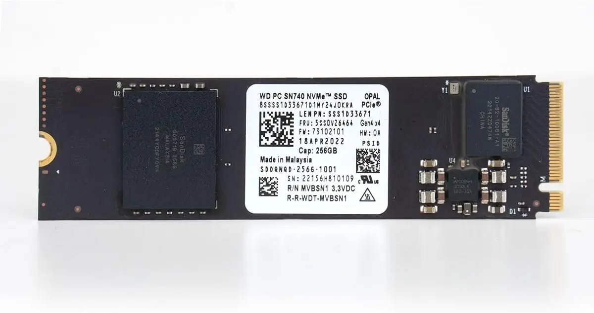 

256 ГБ M.2 2280 Gen4 PCIe NVMe SSD для игр, высокоскоростной внутренний накопитель