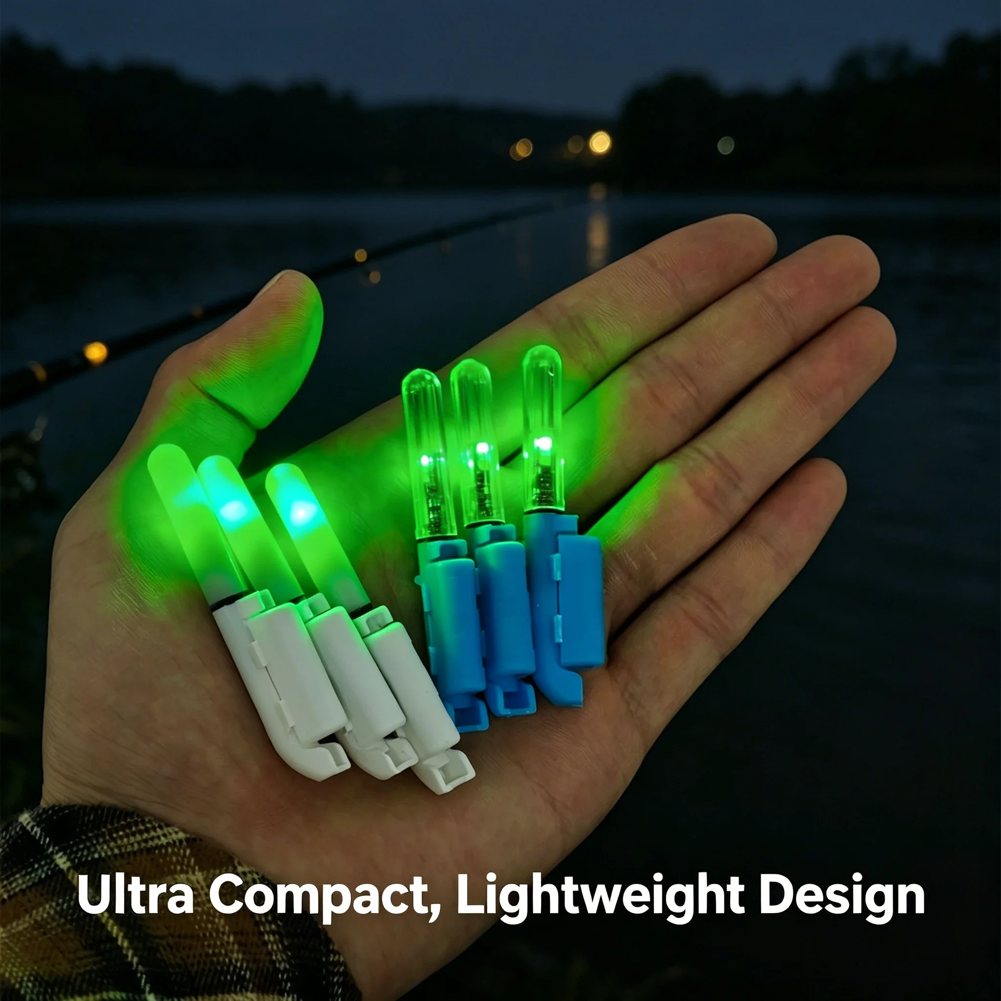 6Pcs LED Fishing Rod Tip Light Night Glow Bite Alarm Luminous Fish Rod Indicator Outdoor Fishing Accessories gallery 3