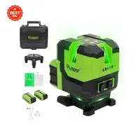 Huepar Laser Level Set LS41G Self Leveling Cross Line Laser Level with Pulse Model, Accurate Measuring Equipment