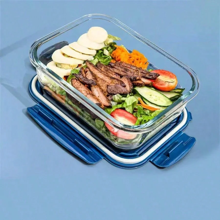 New Style Glass Lunch Box  Mic - đánh giá và giá Meal Prep Glass Containers Oven Safe