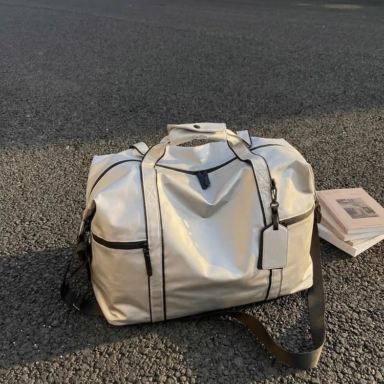 

Высококачественная водонепроницаемая нейлоновая женская сумка, модная простая сумка через плечо, большая вместительная дорожная сумка, повседневная спортивная сумка на плечо