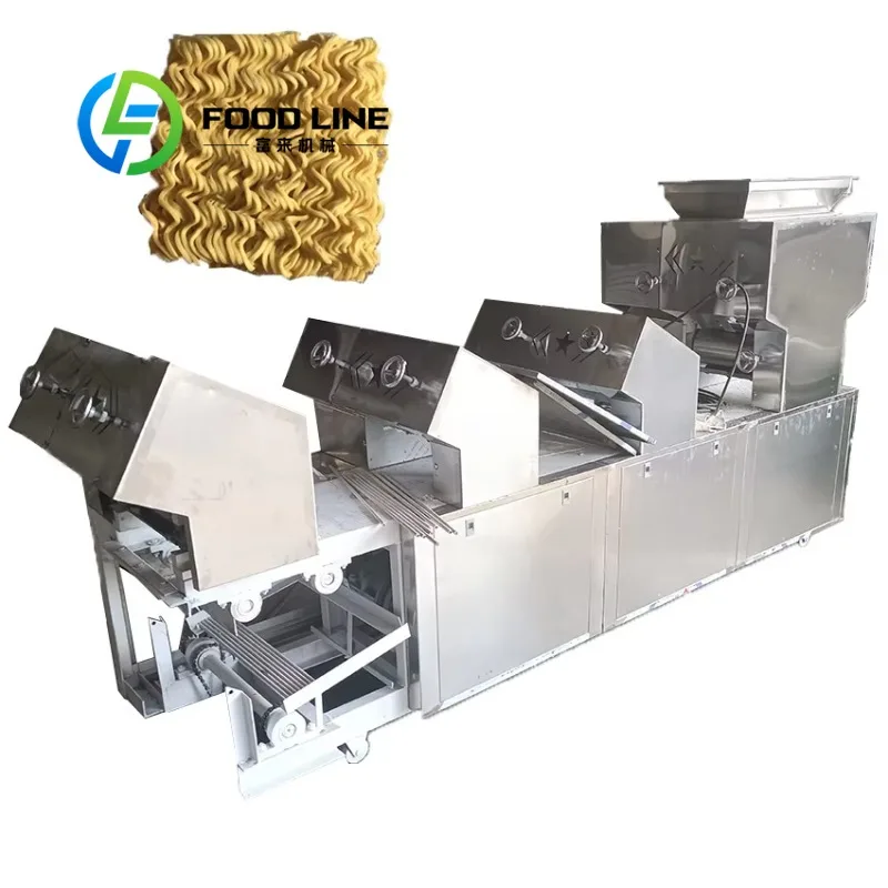 Customized Factory Fried Instant Noodle Production Line High Efficiency Automatic Noodle Processing Equipment