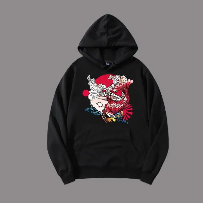 Fashion Waves Fish Iron On Patches For DIY Heat Transfer Clothes T-shirt Thermal Transfer Stickers Decoration Printing Big Size