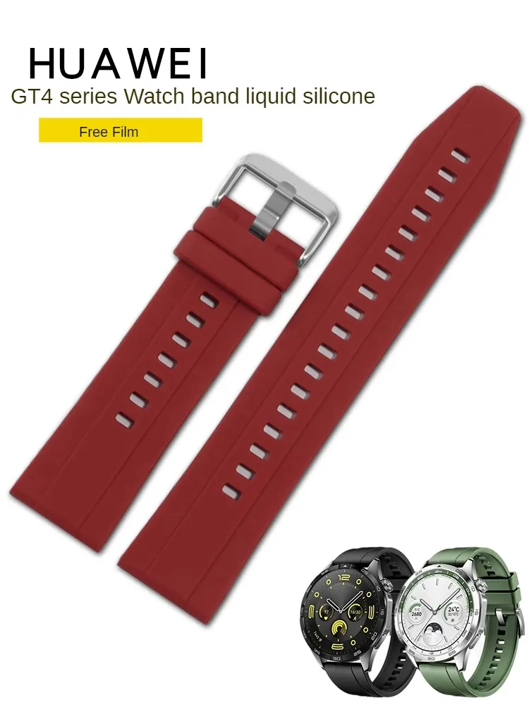 Compatible with Hua-wei GT4 3pro Silicone Strap Watch3 Smart Pronew Watch Spruce Green Glory Magic