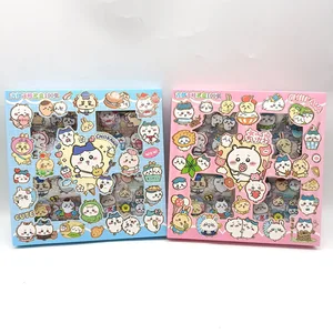 100 PCs Chiikawa Kawa Anime Spielzeug niedliche transparente Aufkleber Applique Computer Skate DIY Dekoration Zubehör Weihnachtsgeschenke 8 Hauptverkaufsplatte MAE X100 - №4