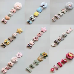 5 Teile/satz Baby Haar Clips Nette Mädchen Bögen Crown Haar Clips Kinder Kind Baby Haarnadeln Barrettes Haarspeldjes Baby Haar Zubehör