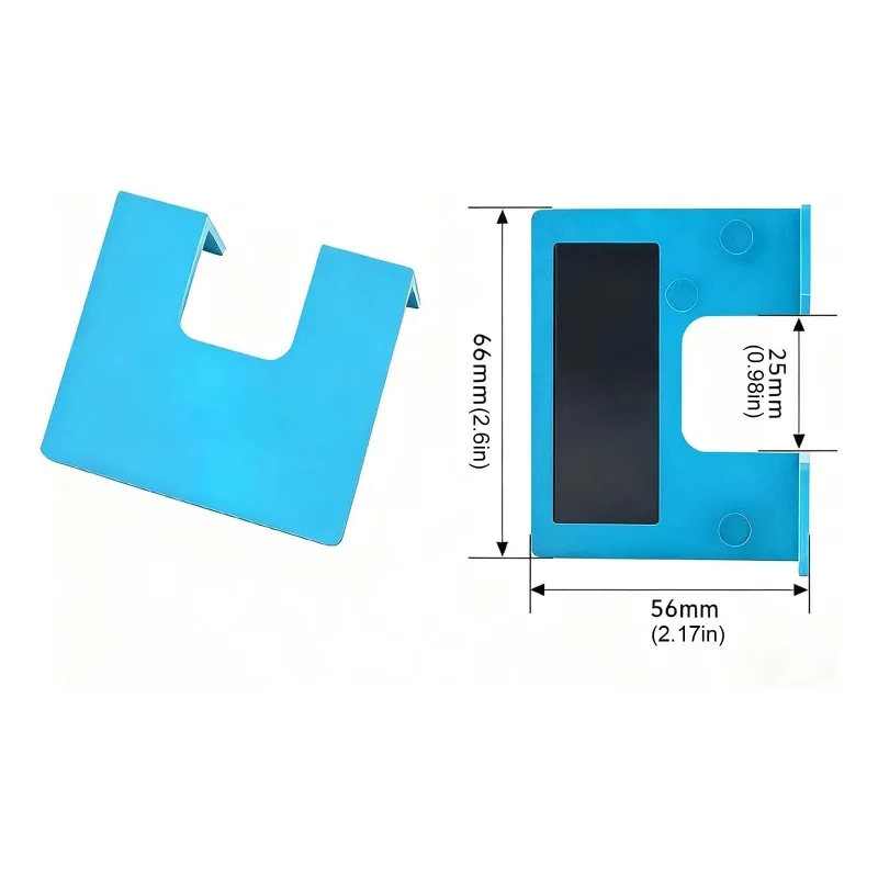 Suitable for cabinet drawers hinges, hinge installation aids, 6-piece adjustable door hinge installation fixing plate