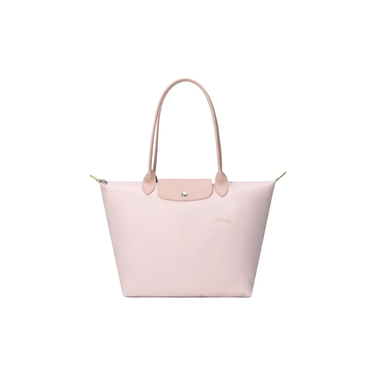 LONGCHAMP Le Pliage Green Canvas With Leather Handbag, Shoulder Bag Large Women's Cherry Blossom Pink 1899919P64