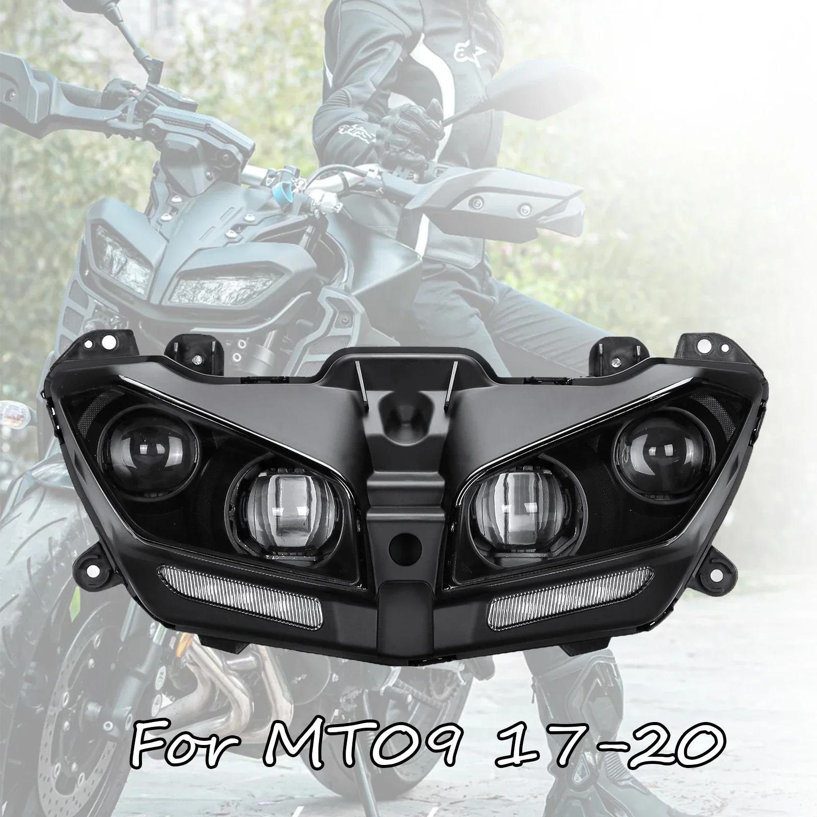 

Fit for 2017 - 2020 YAMAHA MT09 MT-09 FZ09 Motorcycle LED Headlight Assembly MT 09 2018 2019 Headlamp Head Light Accessories