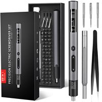 Precision Electric Screwdriver Set 59 in 1 Power Repair Tool Kit with 54 Magnetic Bits for iPhone Laptop Watch Camera Drone PC