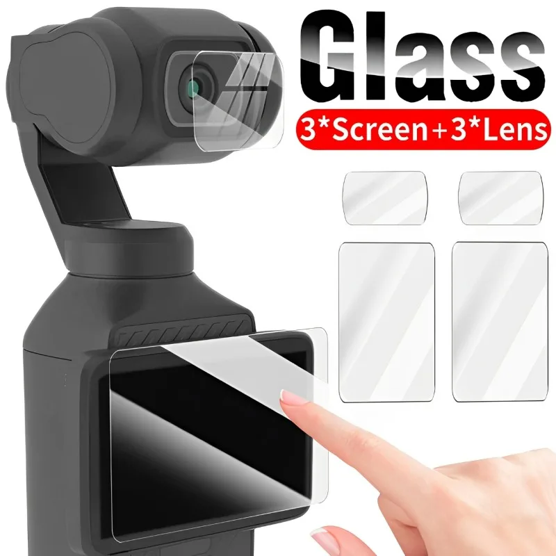 Tempered Glass Flim for DJI OSMO Pocket 3 Screen Protector Anti-Scratch Lens Film Protective for DJI Pocket 3 Camera Accessories