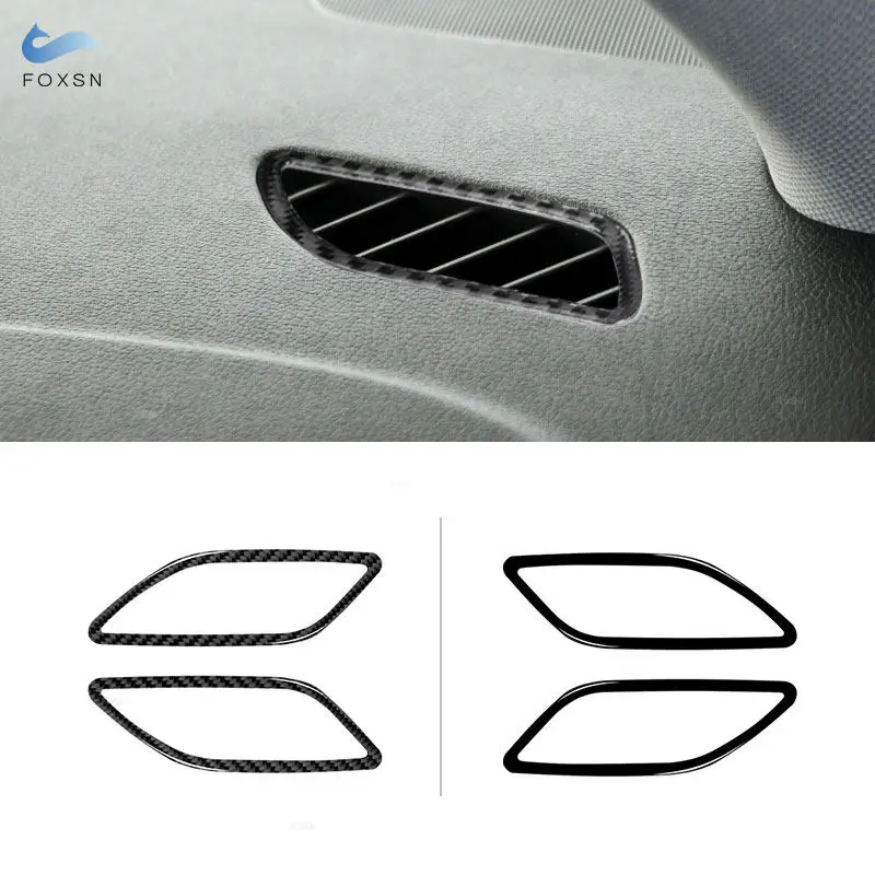 

Панель приборной панели автомобиля, боковое вентиляционное отверстие, рамка, накладка для Audi A4 B8 A5 2009-2016 Q5 2009-2017 Piano Black/углеродное волокно