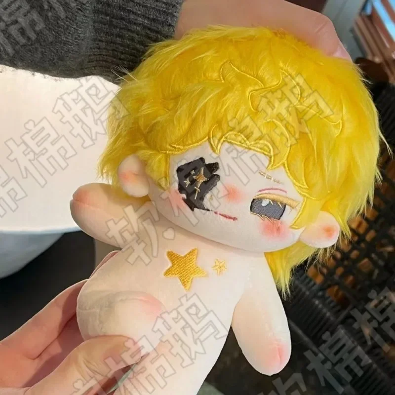 

20CM Anime Identity V Mike Morton Attribute Plush Dress Up Cotton Doll Cosplay Clothes Plushie Ears Xmas Gifts Toys for Kids