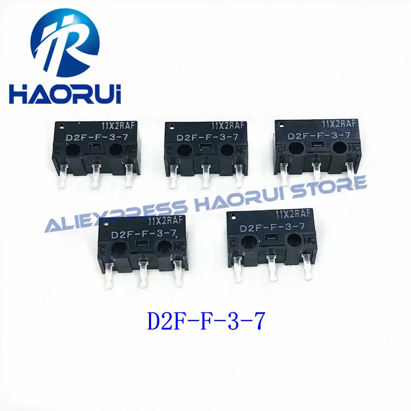 5Pcs Mouse Micro Switch D2FC-F-7N 10M 20M OF D2FC-F-K(50M) -RZ D2FC-F-K 60MN D2F D2F-01 D2F-01F D2F-L D2F-01L D2F-FL D2F-F-3-7