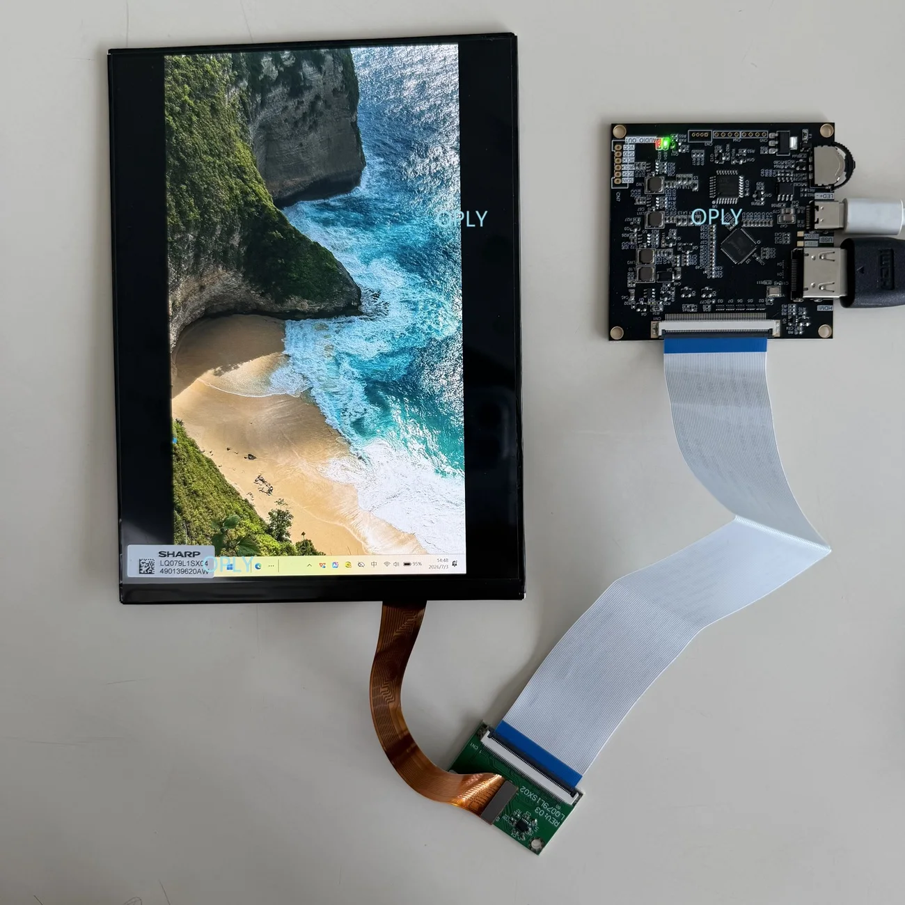 LS055R1SX08 LED Panel 1440x2560 IPS LCD Screen 5.5
